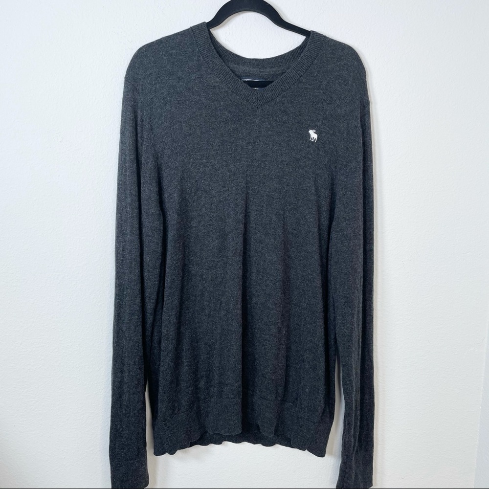 Abercrombie & Fitch Wool Blend V-Neck Sweater Sz XXL